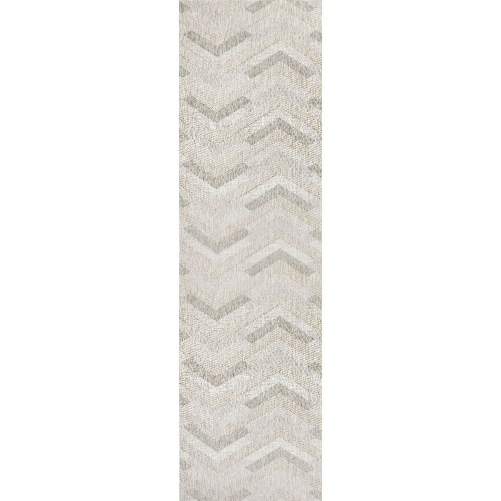 Dynamic Rugs 4236-819 Melissa 2.2 Ft. X 7.3 Ft. Finished Runner Rug in Beige/Ivory/Grey